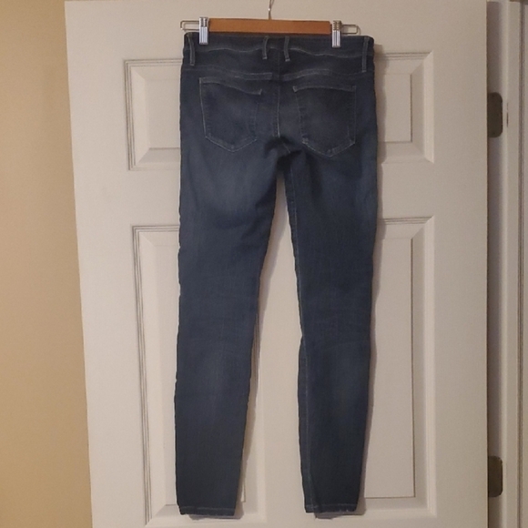 Guess Jeans Womens Size 27 Size 4 Blue Distressed Ripped - Picture 3 of 14